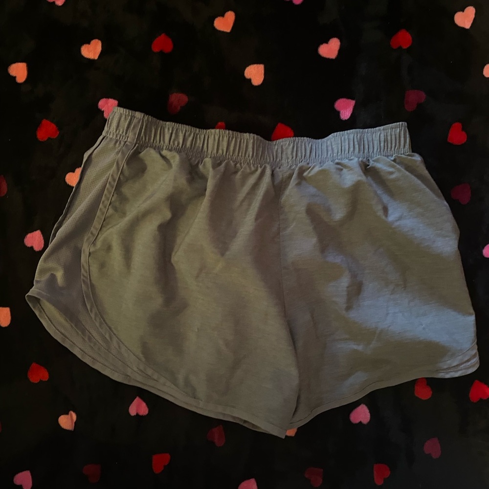 Women’s Nike dri fit large gray shorts
